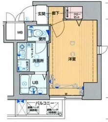 プレサンス難波WESTの物件間取画像